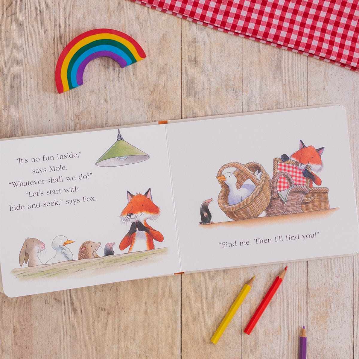 Percy The Park Keeper Books A Rainy Day board book