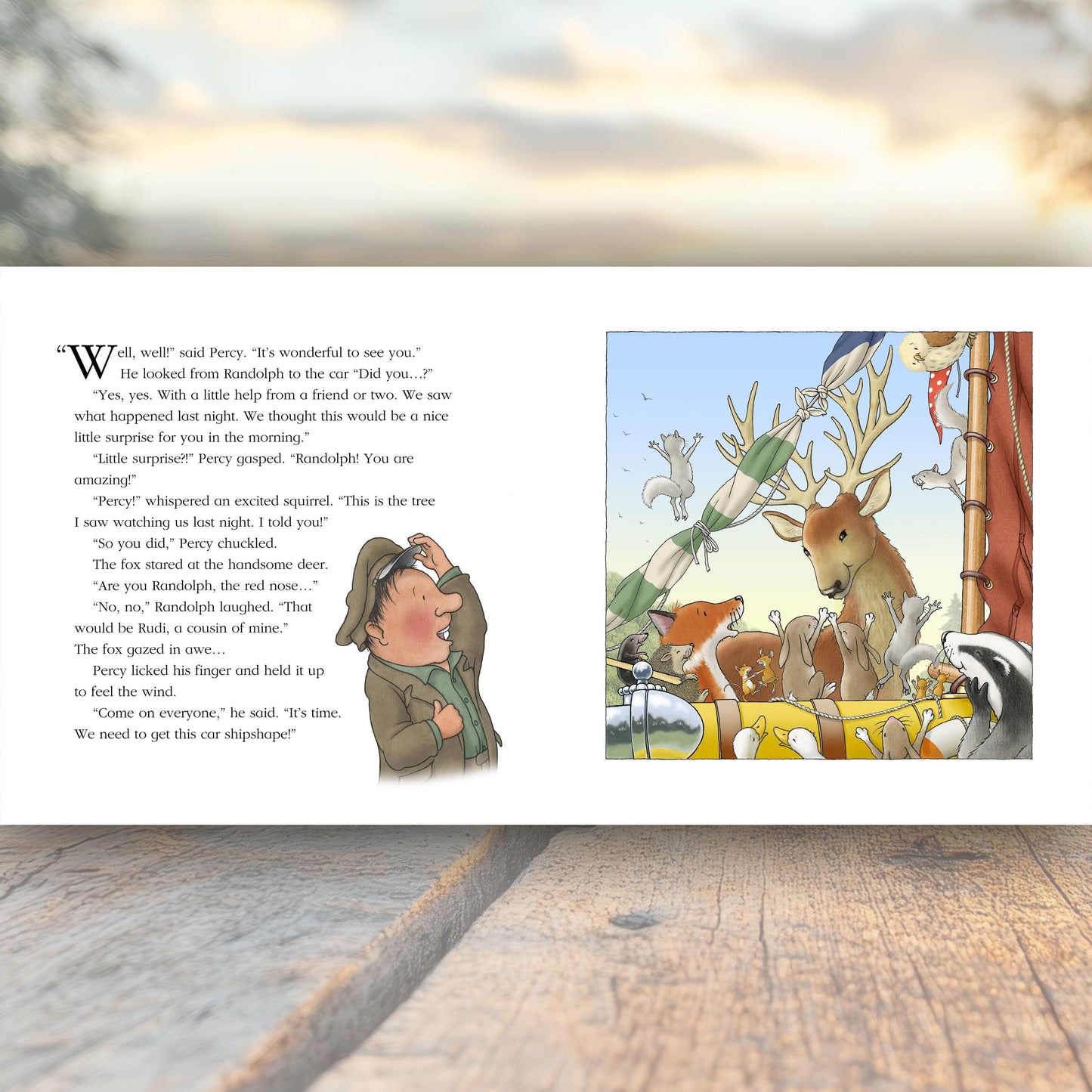 Percy The Park Keeper Books Pre-order - NEW and Exclusive! Once Upon a Journey - hardback book - signed by Nick Butterworth