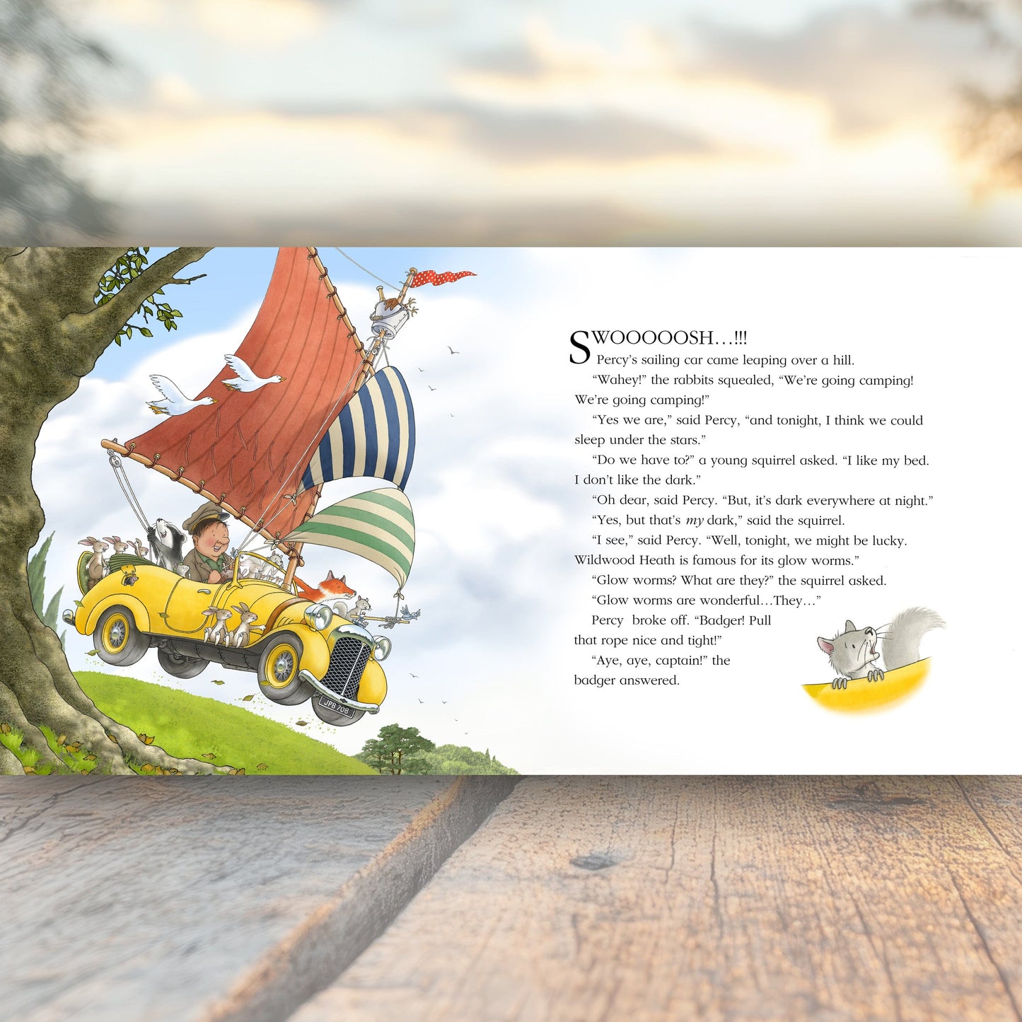 Percy The Park Keeper Books Pre-order - NEW and Exclusive! Once Upon a Journey - hardback book - signed by Nick Butterworth