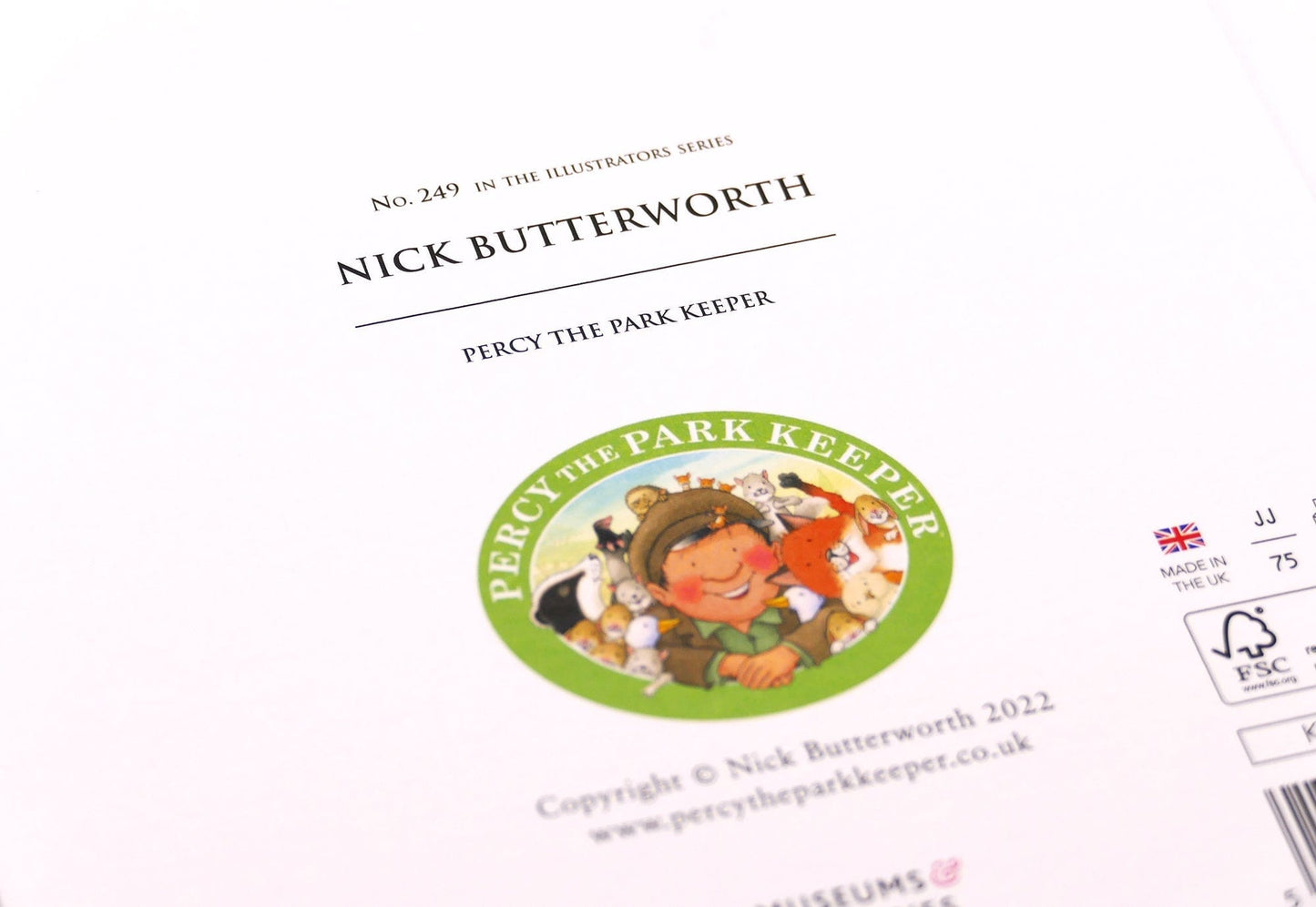 Percy The Park Keeper Greetings Card Percy and friends the wheelbarrow greeting cards - set of six