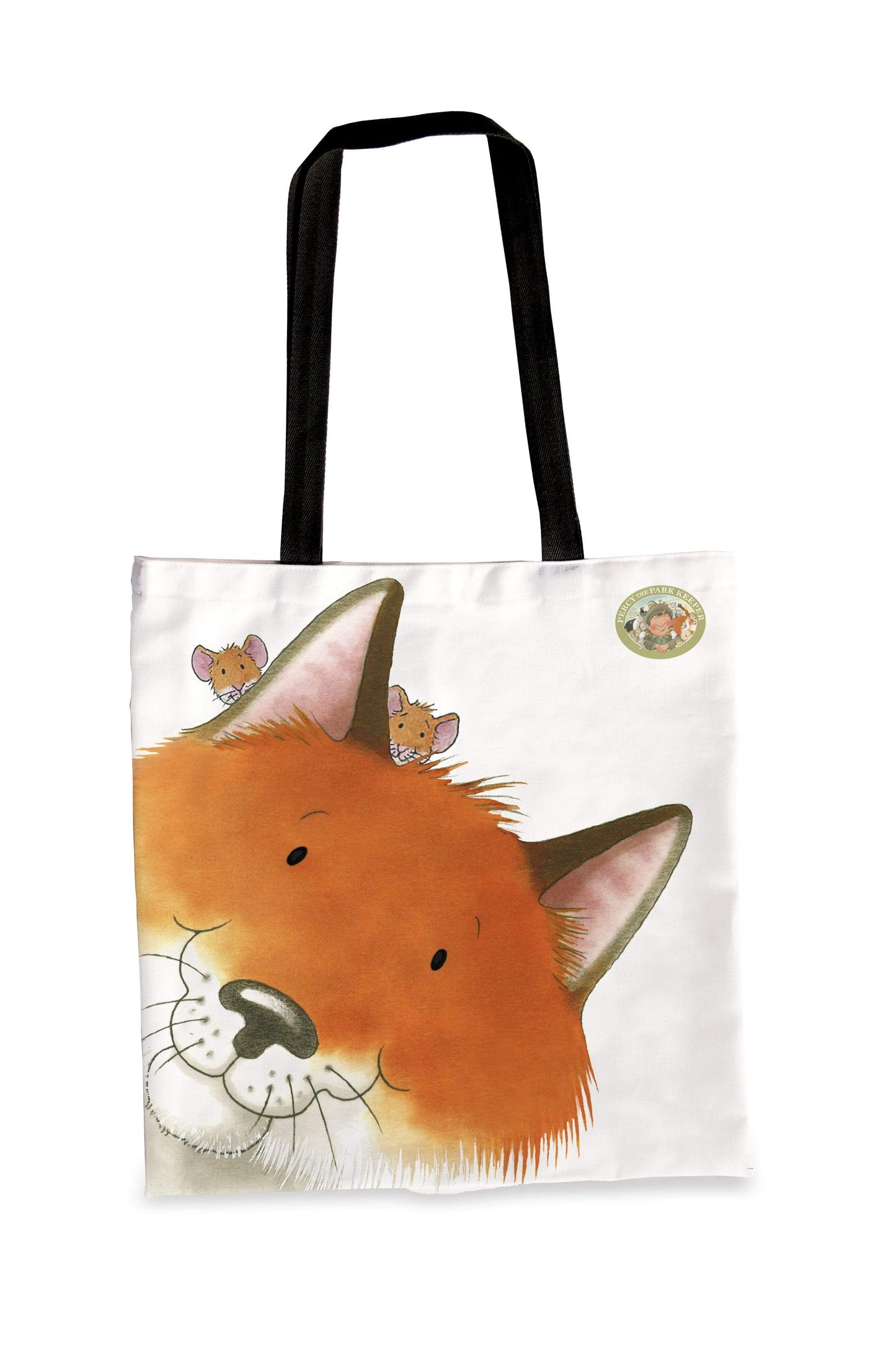 Percy The Park Keeper Tote bag Fox and mice premium Tote Bag - Large