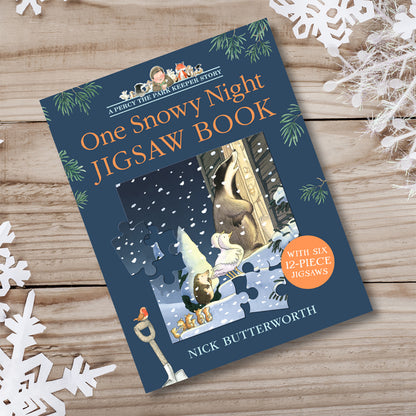 Pre order! New and Exclusive! One Snowy Night - signed jigsaw book and print