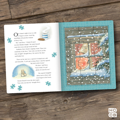 Pre order! New and Exclusive! One Snowy Night - signed jigsaw book and print