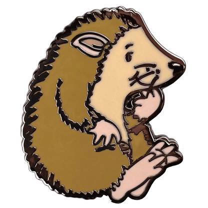 Percy The Park Keeper Badge Hedgehog - Percy The Park Keeper pin badge