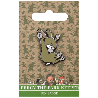 Percy The Park Keeper Badge Rabbit - Percy The Park Keeper pin badge