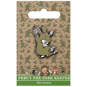 Percy The Park Keeper Badge Rabbit - Percy The Park Keeper pin badge