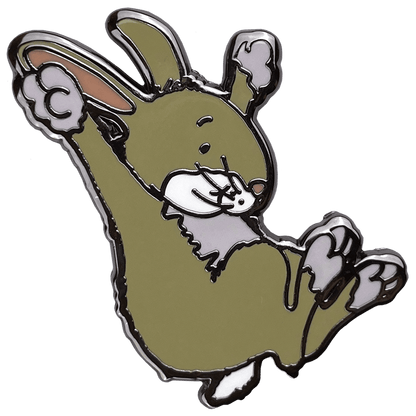 Percy The Park Keeper Badge Rabbit - Percy The Park Keeper pin badge