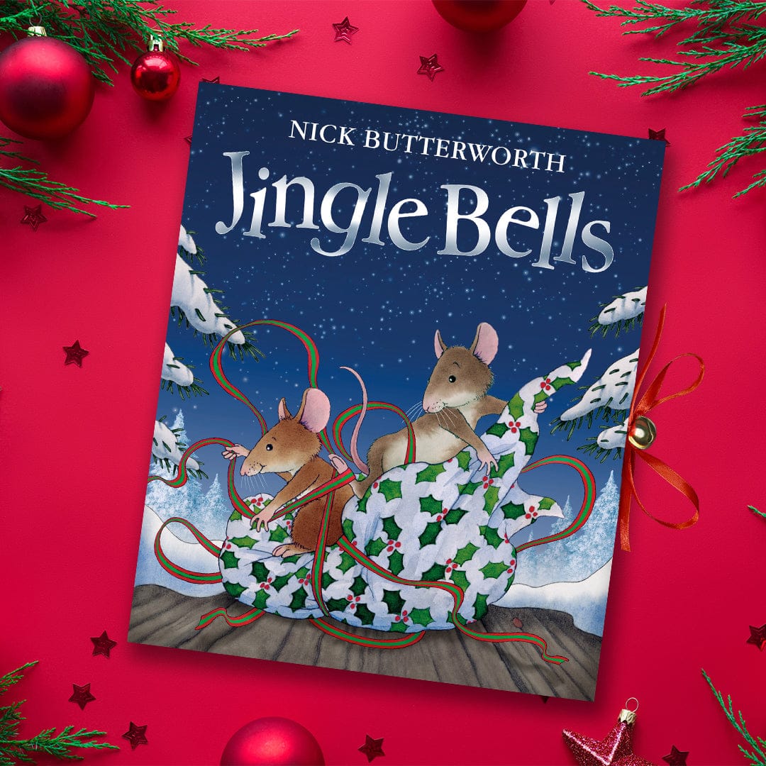 Percy The Park Keeper Books Exclusive! Jingle Bells hardback signed by Nick Butterworth - a wonderful Christmas story