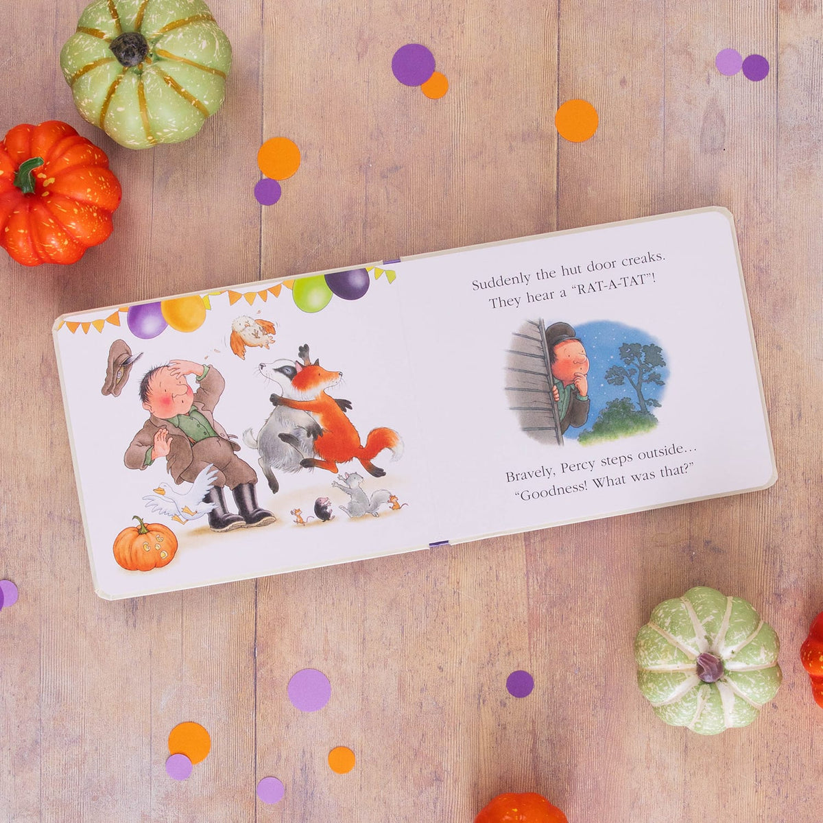 Percy The Park Keeper Books New! The Pumpkin Party board book