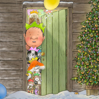 Percy The Park Keeper Books Pre-order One Christmas Eve signed by Nick Butterworth