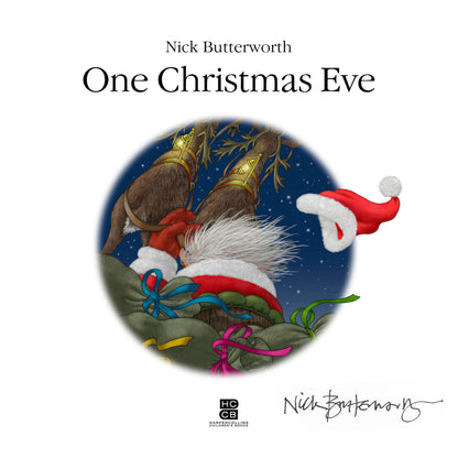 Percy The Park Keeper Books Pre-order One Christmas Eve signed by Nick Butterworth