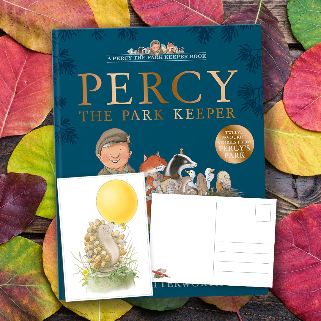 Percy The Park Keeper Books Signed copy of A Classic Treasury - includes three exclusive postcards!