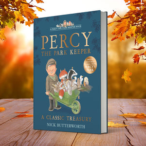 Percy The Park Keeper Books Signed copy of A Classic Treasury - includes three exclusive postcards!