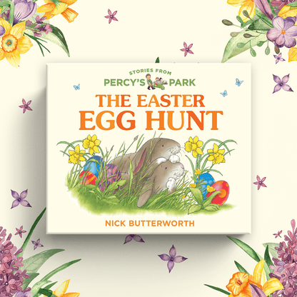 Percy The Park Keeper Books The Easter Egg Hunt - board book