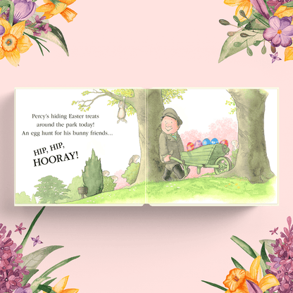 Percy The Park Keeper Books The Easter Egg Hunt - board book