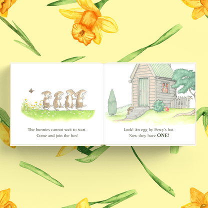 Percy The Park Keeper Books The Easter Egg Hunt - board book