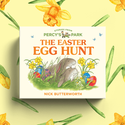 Percy The Park Keeper Books The Easter Egg Hunt - board book