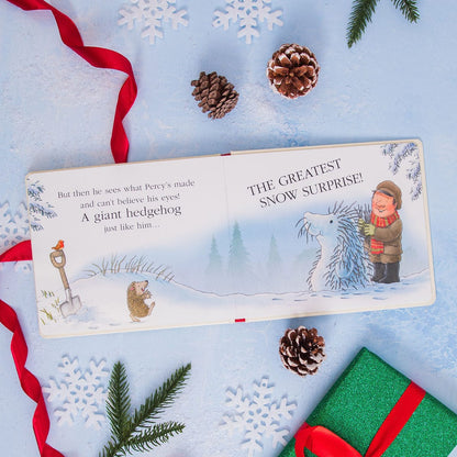 Percy The Park Keeper Bundle The Greatest Snowman book and snowglobe - save with 10% off!