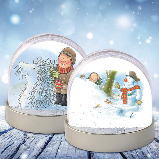 Percy The Park Keeper Bundle The Greatest Snowman book and snowglobe - save with 10% off!