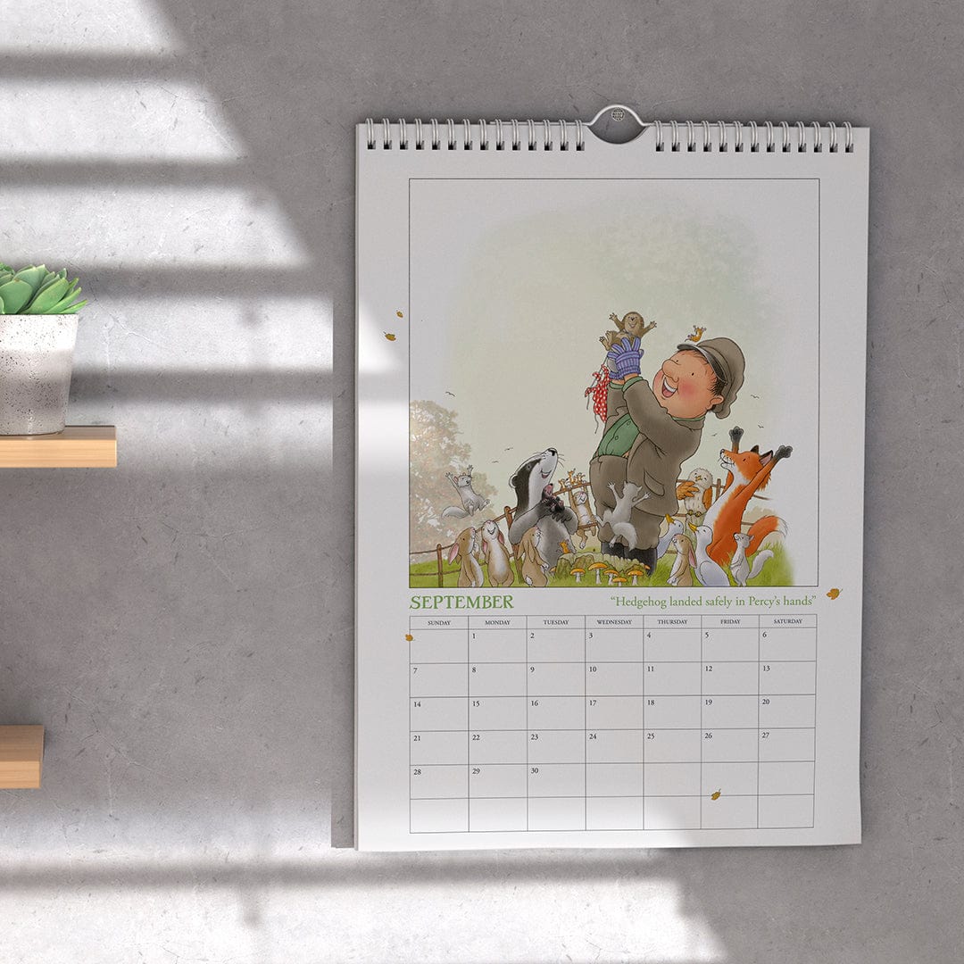 Percy The Park Keeper Calendar Brand new and exclusive - Percy The Park Keeper A3 Calendar 2025