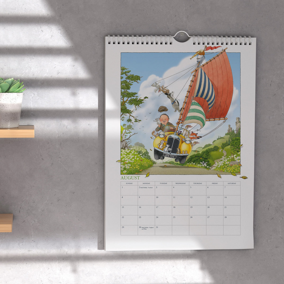 Percy The Park Keeper Calendar Brand new and exclusive! Percy The Park Keeper A3 Calendar 2027