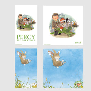 Percy The Park Keeper Digital artwork Percy The Park Keeper digital wallpapers volume 4 Rabbit and Friends - buy and enter our free prize draw!