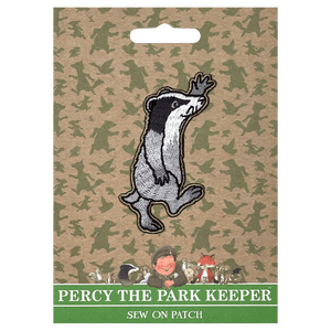 Percy The Park Keeper Patch Badger - Percy The Park Keeper sew on patch