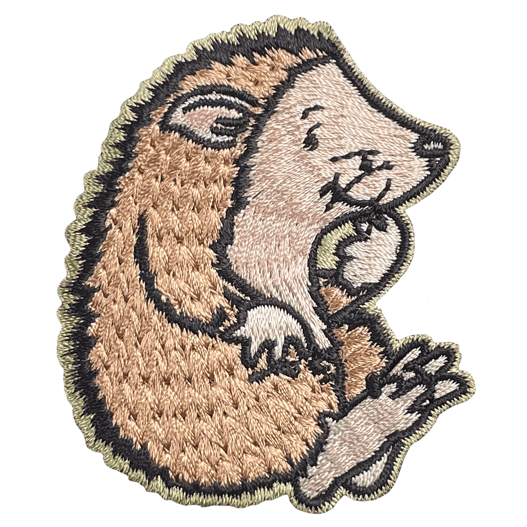 Percy The Park Keeper Patch Hedgehog - Percy The Park Keeper sew on patch