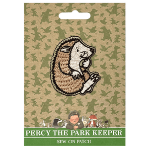 Percy The Park Keeper Patch Hedgehog - Percy The Park Keeper sew on patch
