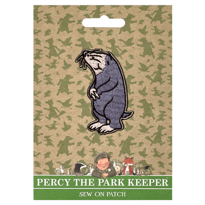 Percy The Park Keeper Patch Mole - Percy The Park Keeper sew on patch