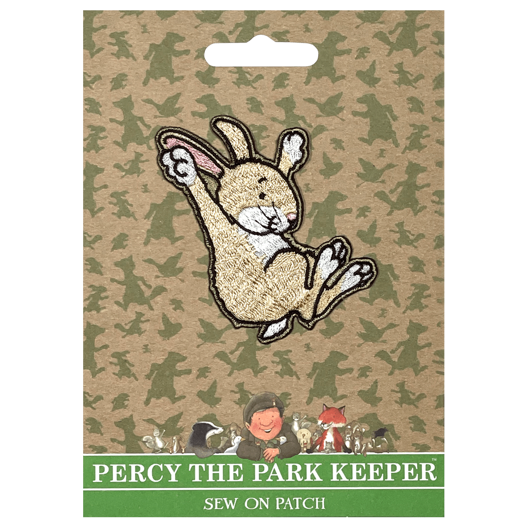 Percy The Park Keeper Patch Rabbit - Percy The Park Keeper sew on patch