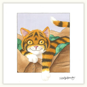 Percy The Park Keeper Signed Print Brand new! Tiger print signed by Nick Butterworth