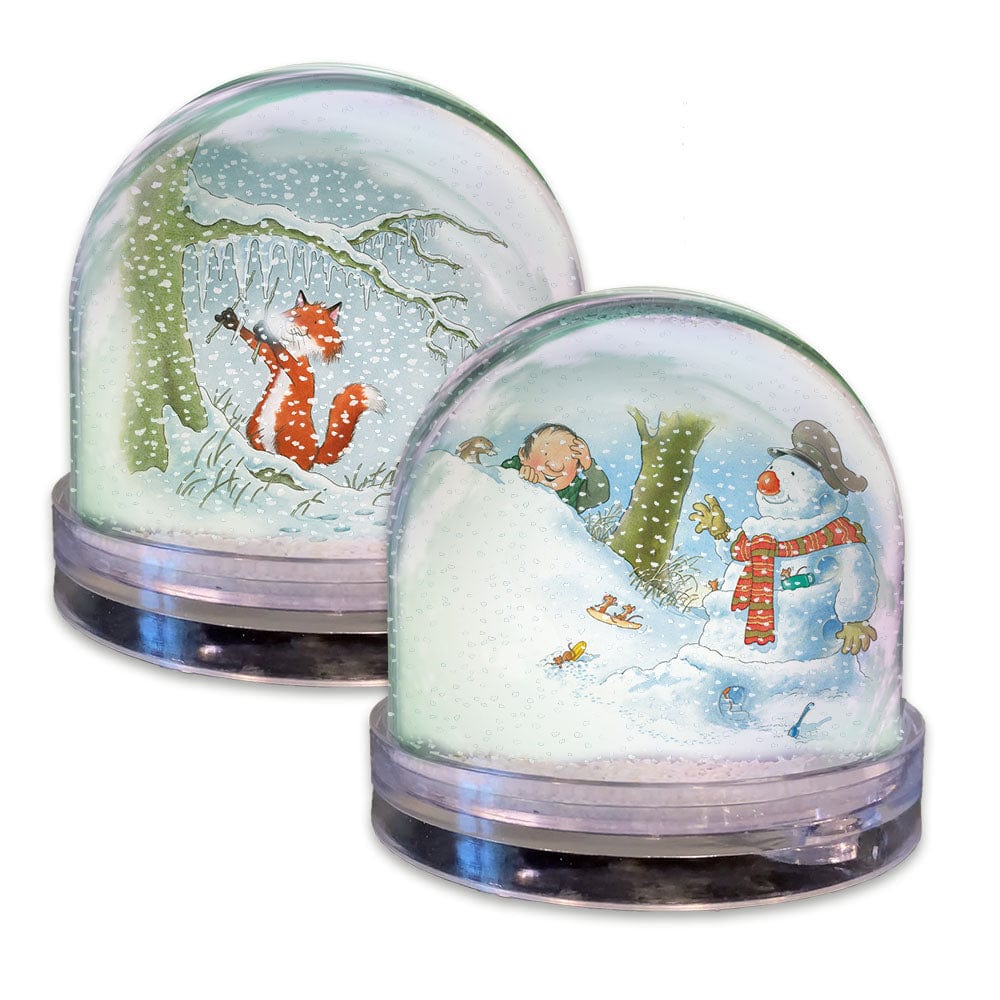 Percy The Park Keeper Snow Globe Snow Globe - Percy the mice and fox