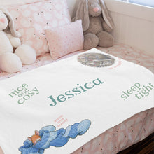 Percy The Park Keeper blanket Nice and cosy - personalised fleece blanket