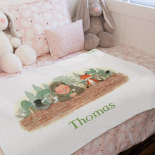 Percy The Park Keeper blanket Percy and friends - personalised fleece blanket