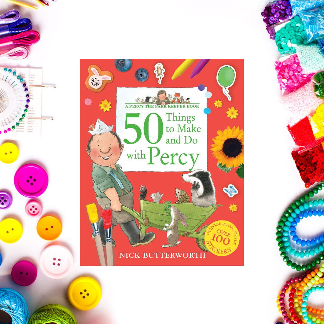 Percy The Park Keeper Books 50 Things to Make and Do with Percy - includes more than 100 stickers