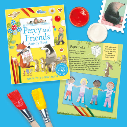 Percy The Park Keeper Books Percy & Friends Activity Book with over 100 stickers!