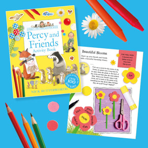 Percy The Park Keeper Books Percy & Friends Activity Book with over 100 stickers!