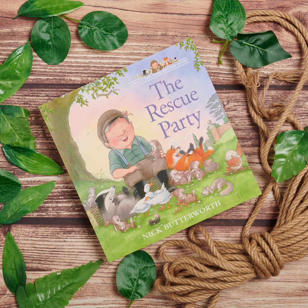 Percy The Park Keeper Books The Rescue Party - paperback book