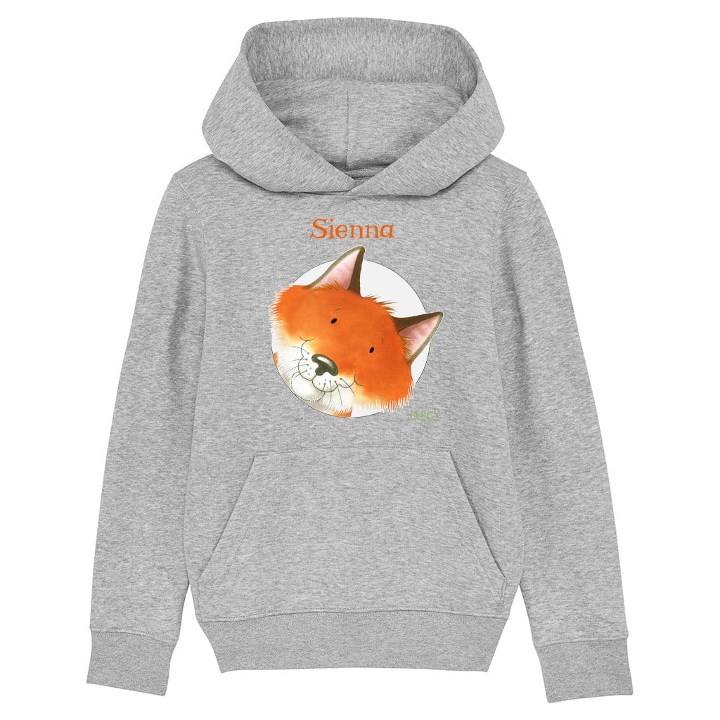 Orange fox clearance hoodie