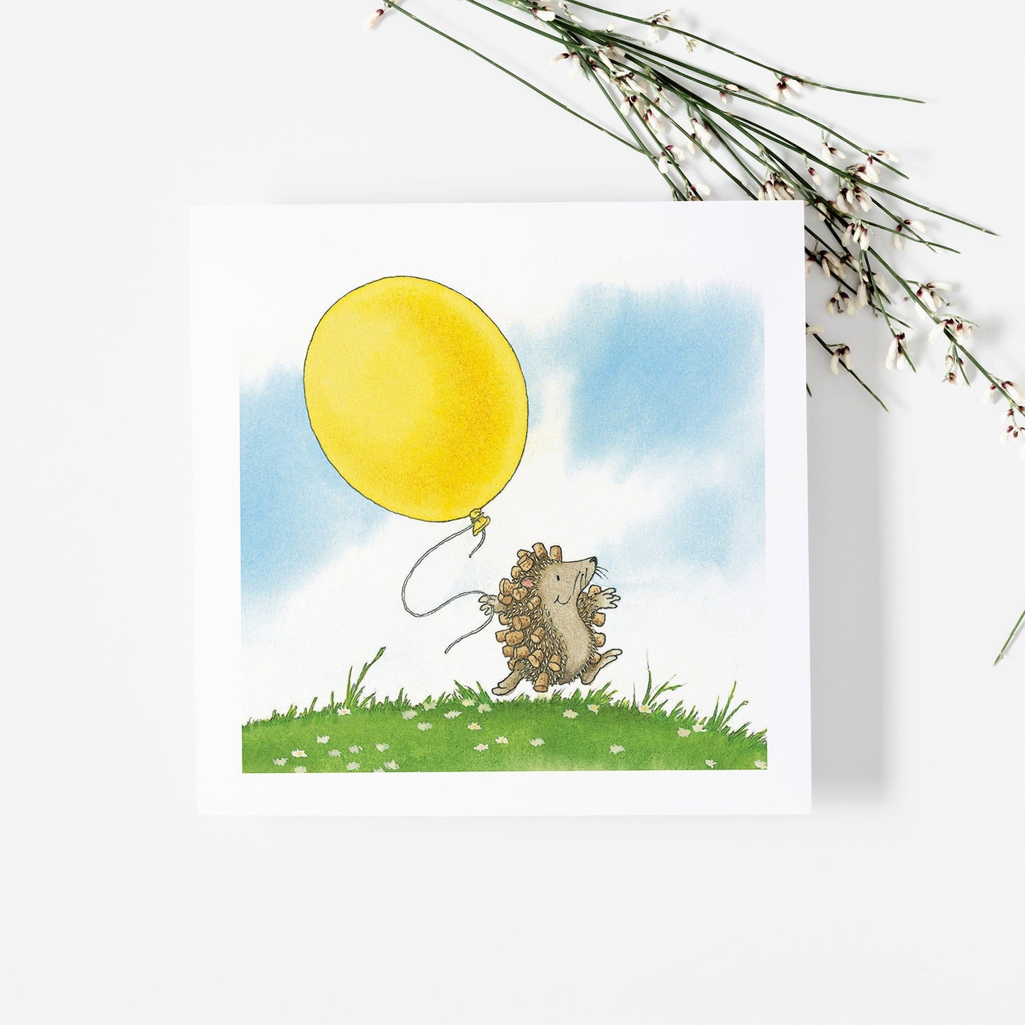 Percy The Park Keeper Greetings Card The Hedgehog's balloon greeting cards - set of six