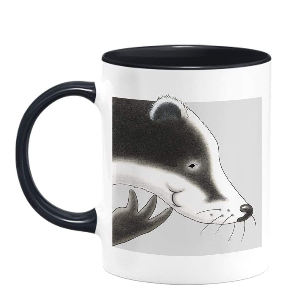 Percy The Park Keeper Mug Badger - personalised two-tone mug