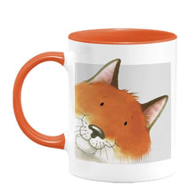 Percy The Park Keeper Mug Fox - personalised two-tone mug
