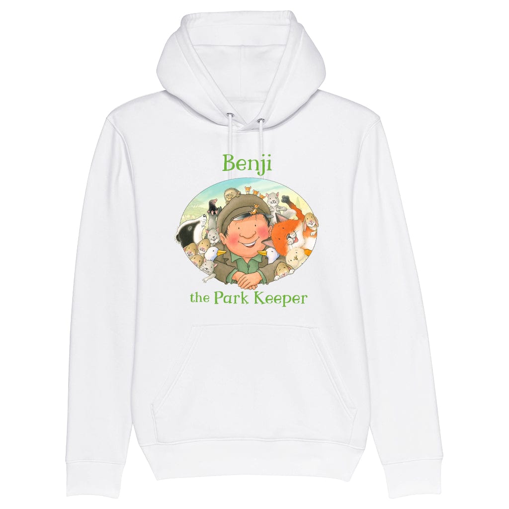 Percy The Park Keeper Percy and friends personalised organic hoodie