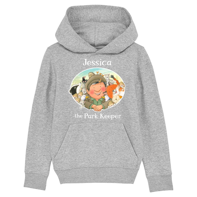 Percy The Park Keeper Percy and friends personalised organic hoodie
