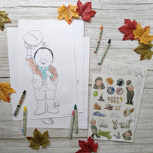 Percy The Park Keeper Photo Albums Percy The Park Keeper A4 colouring set