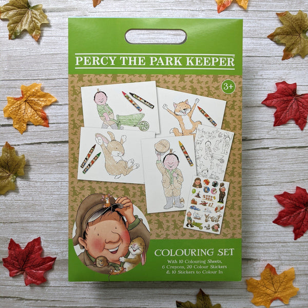 Percy The Park Keeper Photo Albums Percy The Park Keeper A4 colouring set