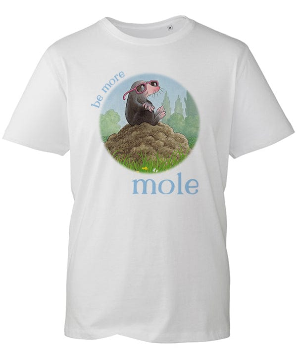 Percy The Park Keeper T-shirt Be more mole t-shirt - white -