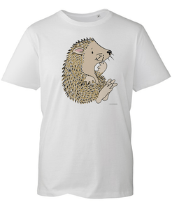 Percy The Park Keeper T-shirt Hedgehog T-shirt - White
