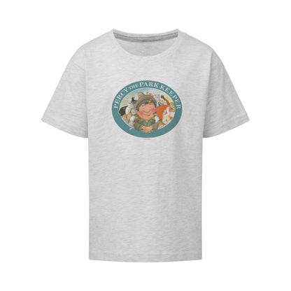 Percy The Park Keeper T-shirt Percy and friends together T-shirt kids - grey